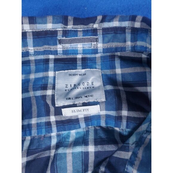 Zip code Ricky Singh Button Down Shirt Men's Size Large NEW With Tag - Picture 3 of 14